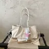 Bolsa de ombro feminina de alta qualidade para o outono e inverno, com estampa de leopardo vintage, grande capacidade, versátil, para o trabalho