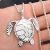 Collar Colgante de Tortuga de Aleación de Moda Más Vendido en Temu Transfronterizo, Joyería de Collar Popular de Nicho Único para Hombres Venta al por Mayor