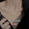Collar de perlas de agua dulce nucleares para mujer, de plata de ley 925, estilo Joker, estilo vintage, con cadena de clavícula, venta al por mayor, 2022