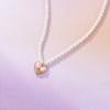 Collar de amor con flor de tulipán 2022, nuevo collar de perlas de verano para mujer, accesorios de nicho de lujo ligeros de alta calidad