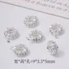 Cuentas Espaciadoras de Zirconia Chapadas en Oro de 14K Espaciador en T Accesorios de Cuentas de Zirconia Pulsera DIY Collar Accesorios de Joyería
