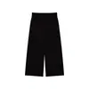 Pantalones de Invierno 2025 para Niñas Amybaby Nuevos Versátiles Casuales de Felpa Engrosados Sueltos de Pierna Ancha Pantalones Largos