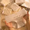 Calcinha de Algodão Confortável e Respirável Estilo Creme Floral para Mulheres, Fundo de Algodão Puro de Camada Dupla Fresco, Cuecas Femininas