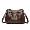 2026 Nueva Moda Bolso de Hombro Cruzado para Mujeres de Mediana Edad y Mayores Bolso de Mano Simple y Moderno Bolso para Mamá Gran Capacidad