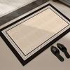 Alfombrilla Absorbente para Suelo de Baño, Alfombra de Baño, Alfombrilla Suave de Barro de Diatomeas Antideslizante de Goma, Felpudo para Inodoro, Felpudo para Lavabo