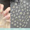 Itutu verano refrescante nuevo lindo flor de huevo relieve calcomanías para arte de uñas flor de menta flor de cinco pétalos tridimensional 355