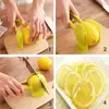 Pinza Fijadora de Limón, Herramienta para Cortar Rodajas de Limón, Cortador de Tomate y Limón, Separador de Rodajas de Limón, Cuchillo para Cortar Limón