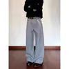 Pantalones Casuales de Pana con Estampado de Espiga, Corte A, Plisados para Hombre, Primavera y Otoño, Versátiles para Viajes Sofisticados, Pierna Recta Ancha