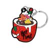 Llavero colgante de PVC navideño, regalo publicitario, bonita joyería, accesorios para muñecas, fábrica en stock