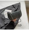 Bolso Pequeño Brillante de Mezclilla para Mujer 2024 Nuevo Moda Casual Bolso Cruzado Diseño de Nicho Bolso de Hombro para Viajar