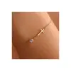 Pulseira Cruz com Pedra de Nascimento de Dezembro Transfronteiriça da Amazon Nova Moda Joias Presente de Aniversário para Mulheres