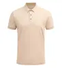 Camisas tipo polo de fábrica para mujer, algodón de seda helada transpirable con cuello para hombre, camisas tipo polo con logo estampado personalizado