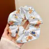 Goma para el pelo dulce floral estilo bosque para mujer, coleta suave y de alta gama estilo coreano, cuerda grande para el pelo, accesorio para el pelo de Ins, accesorio para la cabeza