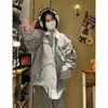 Chamarra Bomber con Cierre para Hombres y Mujeres en Primavera y Otoño Chaqueta con Etiqueta Retro Americana Marca de Moda Ropa de Trabajo Atractiva Uniforme de Béisbol