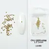 Decoraciones Mini Clavos Remache para Uñas, Versátiles Formas 3D Ovaladas, Triangulares y Romboidales, Populares Accesorios Metálicos de Aleación para Uñas DIY