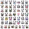 50 Pegatinas de Panda de Dibujos Animados de Compra Directa Transfronteriza Pegatinas de Animales Lindos para Niños Papelería Graffiti Moderno para Tazas de Agua Pegatinas DIY