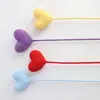 Flores Coloridas em Forma de Coração Crochê Feitas à Mão Acabadas, Flores Decorativas Realistas em Forma de Coração Tecidas com Fio, Presentes de Decoração para Casa Atacado