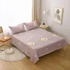 Sábana de una pieza dormitorio estudiantil cama individual doble 1.5 metros 1.8m cepillada dibujos animados infantiles sábana de 1.1 metros