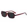 Gafas de Sol Europeas y Americanas de Moda para Fotografía Callejera, Gafas de Sol Retro Cuadradas Pequeñas de Moda para Hombres, Gafas de Alta Gama para Mujeres
