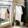 Tenedor de Ropa, Barra para Secar Ropa, Barra para Colgar Ropa en Casa, Barra Telescópica para Ropa, Barra de Acero Inoxidable para Secar Ropa, Barra para Colgar Ropa