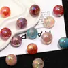 Nuevas cuentas acrílicas de agujero recto redondas transfronterizas accesorios hechos a mano para DIY cuentas de resina Joker cuentas sueltas accesorios para joyería
