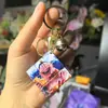 Chaveiro Cubo Mágico Desenho Nezha O Menino Diabólico Pingente de Bolsa Chaveiro Pequeno Presente Venda por Atacado