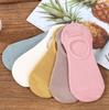 Calcetines Invisibles de Color Sólido Estilo Japonés Tianyi Calcetines de Algodón Antideslizantes de Silicona Calcetines para Mujer Color Caramelo Boca Baja Calcetines Vintage para Mujer para el Cabello