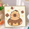 Pintura de Diamantes para Niños Kuromi Hecho a Mano DIY Pintura de Pegatinas de Diamantes Sanrio Pintura de Diamantes con Diamantes Completos 5D Tamaño Pequeño