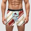 AliExpress Amazon Transfronterizo Regalo de Navidad Año Nuevo Ropa Interior para Hombre Seda de Leche Cintura Media Alta Elasticidad Alta Transpirables Pantalones Cortos