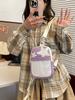 Bolsa pequeña para dolor de comida Estrella de cinco puntas linda Bolsa bandolera transparente bidimensional japonesa Bolso de pecho para mujer Bolso pequeño multifuncional