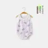 Kemi Baby Roupa de Bebê Verão Macacão Fino de Modal Unissex Roupa de Ar Condicionado para Bebê Pijama Macacão de Engatinhar