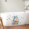 Adesivos de Parede Decorativos de Menina Coelho Borboleta para Quarto Banheiro Loja Casa Decoração de Fundo Adesivos de Parede Autoadesivos