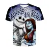 Comercio exterior transfronterizo verano 2022 nuevo Halloween digital impresión 3D camiseta de manga corta para niños venta directa de fábrica