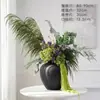 Gran Ramo de Flores Secas Estilo Wabi-Sabi, Flores Naturales Reales Secadas al Aire para Interiores de Restaurantes, Escaparates y Decoraciones de Flores Eternas