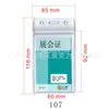 Set de Fundas Suaves de Pegamento Transparente, Impermeables y Selladas para Tarjetas, Set de Tarjetas de Fábrica, Set de Certificados de Acceso, Set de Tarjetas de Trabajo para Personal con Correa
