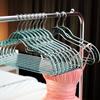 Percha de Ropa de Acrílico para Uso Doméstico, Percha para Ropa de Mujer, Plástico Transparente Sin Marcas Antideslizante Polvo Dorado Cristalino Tendedero, Estilo Ins