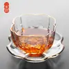 Lugar de fábrica patrón de ojo de martillo japonés taza de té pequeña vidrio resistente al calor tazón de té pequeño taza de té maestro Taza individual juego de té kung fu