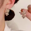 Pendientes Franceses de Pétalos Dulces con Borlas Largas para Mujer Pendientes de Diseño Nicho Pendientes Estilo Viaje y Vacaciones Forma de Flor