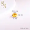 Areia de Lua Simples Padrão Martelo Dourado Espaçador Encaixável Padrão Espiga de Trigo Padrão de Pneu Espaçador de Conta de Abóbora Conta Espaçadora Anel de Corrida Acessórios DIY Base de Contas Soltas