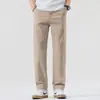 Pantalones Casuales para Hombre 2026 Verano Nuevo Estilo Caídos Versátiles Pierna Recta Ligeros Deportivos Holgados Largos para Jóvenes