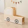 Cantoneira para Educação Infantil e Creche Armário Infantil de Madeira Maciça com Cobertura Macia Armário de Brinquedos Armário de Auxílio Pedagógico Montessori Armazenamento
