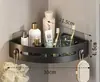 Nuevo estante triangular de ventosa sin taladro estante de almacenamiento para baño estante de almacenamiento para inodoro baño