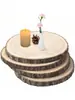 1 Pieza Rodajas de Madera Grandes Rodajas de Madera Natural Rodajas de Madera Sin Terminar Centros de Mesa de Madera para Mesas Rodajas de Madera para Centros de Mesa para Exhibición Manualidades Pintura Decoración de Mesa Quema de Madera Manualidades DIY y Decoración del Hogar Decoraciones de Boda Rústicas Adorno de San Valentín