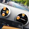 Nuevos adornos de resina de Pikachu para coche, adornos de dibujos animados para la consola central del coche, decoraciones para la pantalla de navegación, adornos de cabeza que se mueven