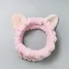 Linda Diadema de Peluche de Dibujos Animados para Mujer Otoño e Invierno Lavado de Cara Impermeable Antideslizante Pañuelo para el Cabello Popular Nuevo 2025 Recogido para el Cabello Accesorios para el Cabello