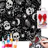 Manta de Colorir DIY Nova com Marcadores Manta de Colorir DIY com Marcadores
