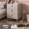 Mesita de noche Hogar Moderna Lujo Ligero Dormitorio Estante Pequeño de Almacenamiento Almacenamiento Multifuncional Tablero de Roca Mesita de Noche