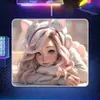 Alfombrilla de ratón de oficina de tamaño mediano, aspecto de alta calidad y suave, modelo para eSports, engrosada y resistente a las manchas, fabricada según planos para juegos, fabricada según planos