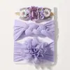 Amazon Set de Diadema de Nylon para Bebé Diadema de Tela Súper Elástica y Suave para Bebé con Flor y Moño 4116