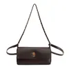 2026 Invierno Nuevo Estilo Bolso Pequeño Cuadrado Texturizado Simple Bolso Cruzado de Hombro Retro de Moda Casual Bolsos de Nicho para Mujer